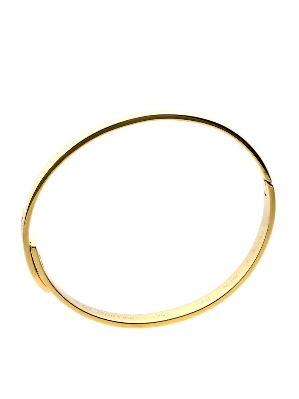 Cartier Gold Anniversary Diamond Bangle Bracelet – Opulent Jewelers