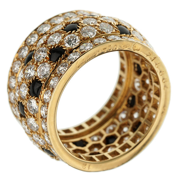 Louis Vuitton Large Empreinte Diamond Gold Ring – Opulent Jewelers