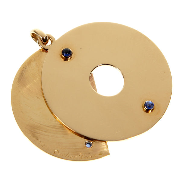 Louis Vuitton Yellow Gold Tiger Eye Bag Charm Pendant – Opulent Jewelers