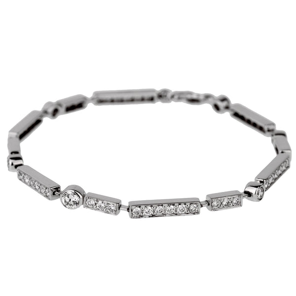 Louis Vuitton Inspired Diamond Bracelet – Putstyle