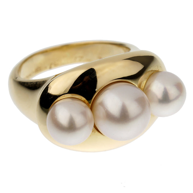 Chanel Vintage - Camellia Metallic Ring - Gold - Chanel Ring - Luxury High  Quality - Avvenice