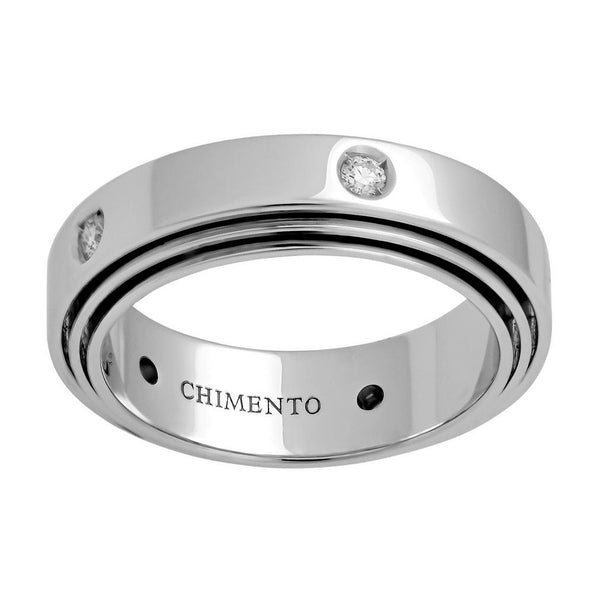 Chimento Diamond White Gold Band Ring – Opulent Jewelers
