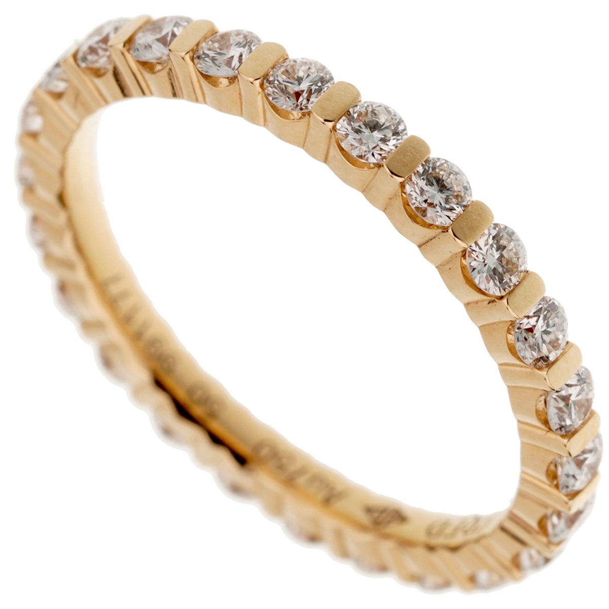 Fred of Paris Diamond Eternity Rose Gold Ring – Opulent Jewelers