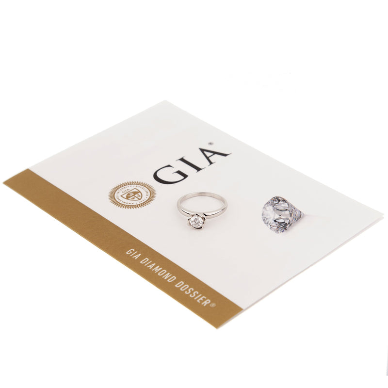 Fred of Paris Fleur Celeste Platinum Diamond Engagement Ring For Sale ...
