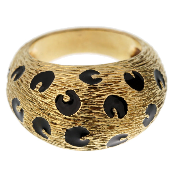 French Modern Fred of Paris Sugarloaf 18 Karat Yellow Gold 