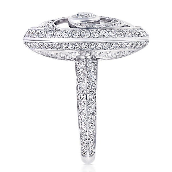 Louis Vuitton Large Empreinte Diamond Gold Ring – Opulent Jewelers