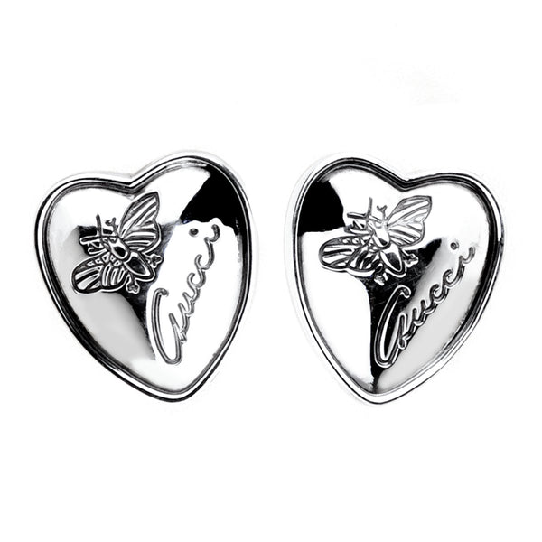 Gucci Butterfly Heart Stud Earrings – Opulent Jewelers