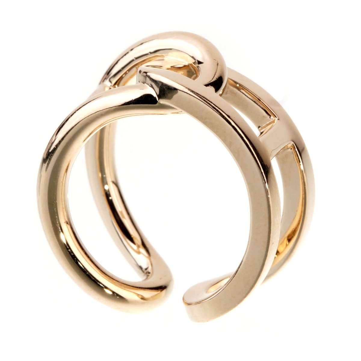 Hermes Chaine d'Ancre Yellow Gold Ring – Opulent Jewelers