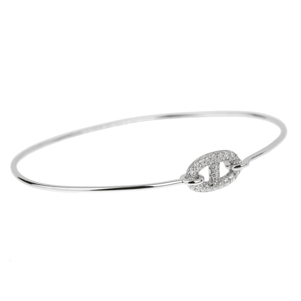 Louis Vuitton Diamond Gold Bangle Bracelet – Opulent Jewelers