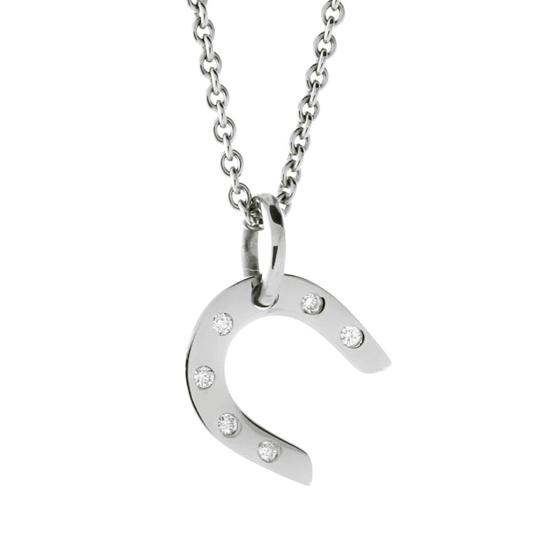 hermes white gold necklace