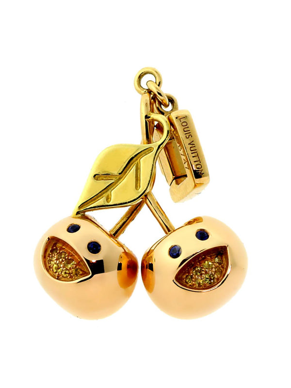 Louis Vuitton Airplane Diamond Charm Gold Pendant – Opulent Jewelers