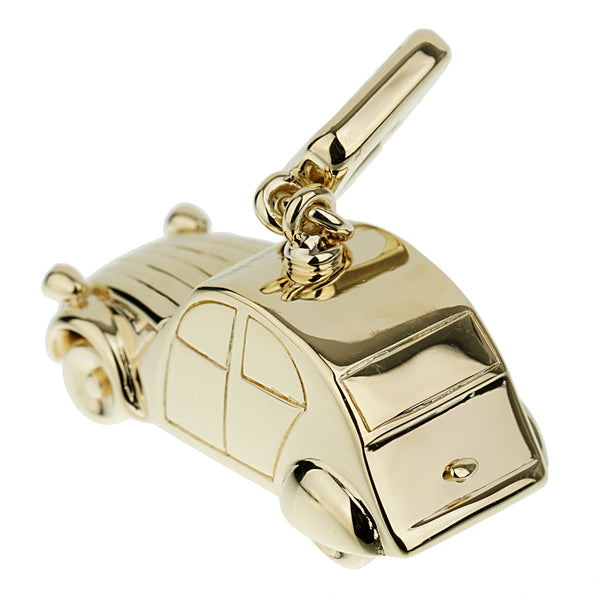 Louis Vuitton Airplane Diamond Charm Gold Pendant – Opulent Jewelers