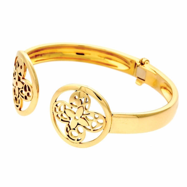 LV Louis Vuitton bracelet bangle gold - WJLUXURIES