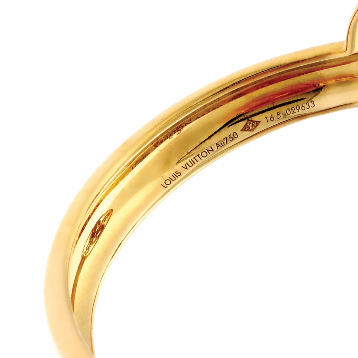 Louis Vuitton Monogram Gold Bangle Bracelet – Opulent Jewelers