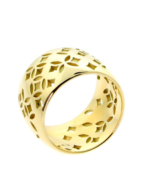 Buy Brand New & Pre-Owned Luxury 18k White & Yellow Gold Louis Vuitton Ring  Online