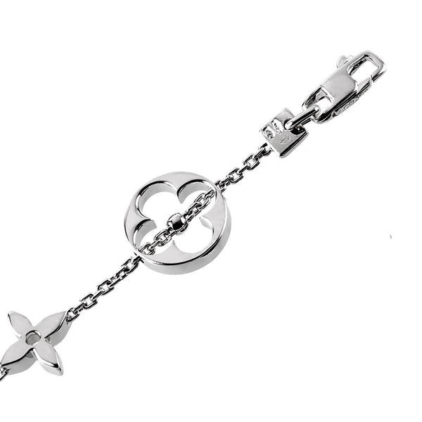 Louis Vuitton High Jewelry Diamond White Gold Tennis Bracelet For Sale –  Opulent Jewelers