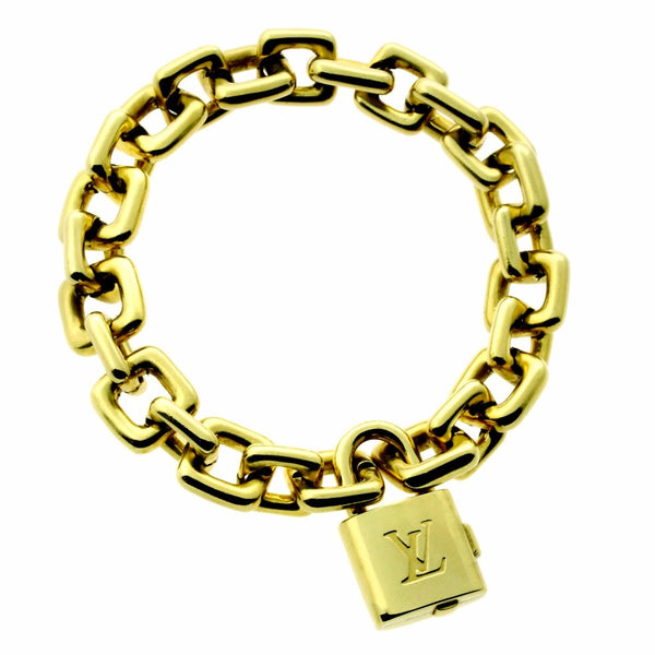 Louis Vuitton Gold Bangle Bracelet at 1stDibs