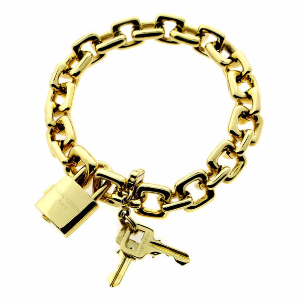 Louis Vuitton Monogram White Gold Bracelet – Opulent Jewelers