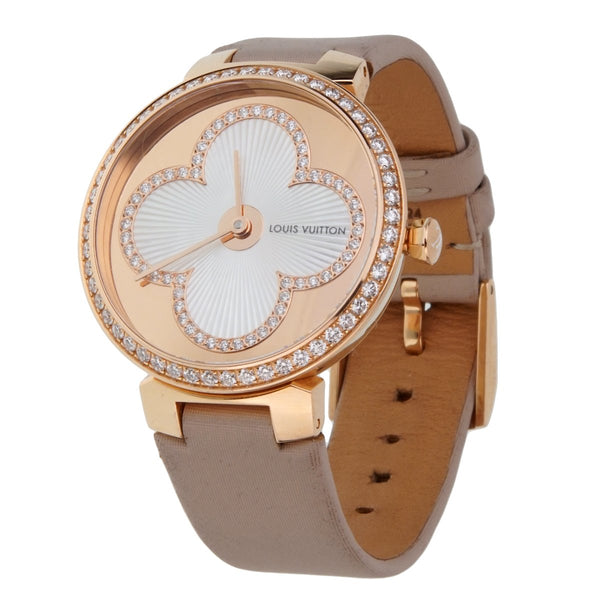 Louis Vuitton Secret White Gold Diamond Womens Watch – Opulent