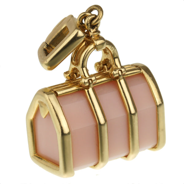 Louis Vuitton Pink Quartz Trunk Cocktail Ring