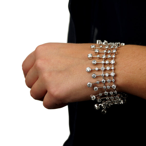 Louis Vuitton High Jewelry Diamond Tennis Bracelet