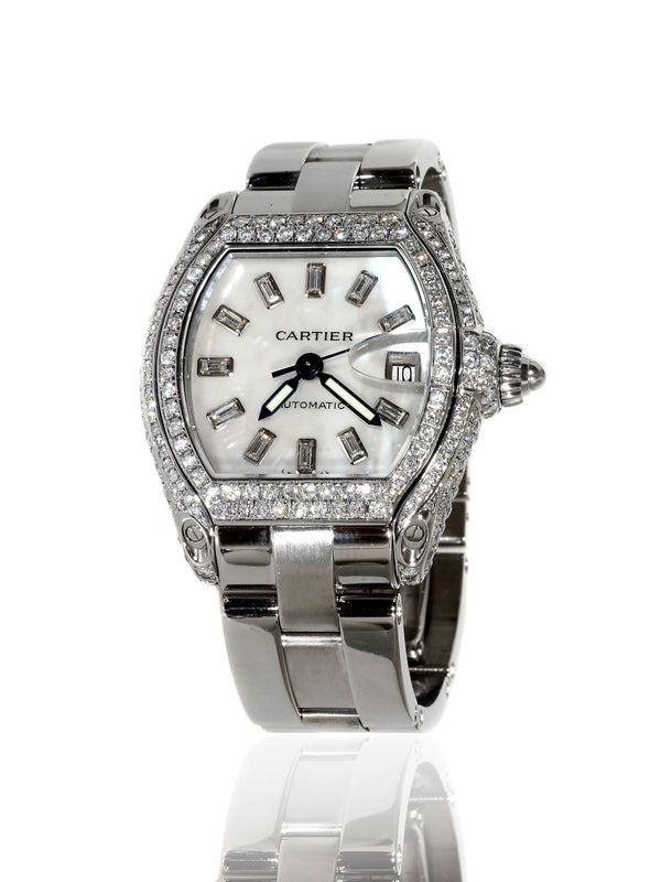 Louis Vuitton Secret White Gold Diamond Womens Watch – Opulent Jewelers