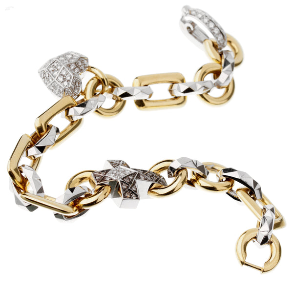 Louis Vuitton Diamond Gold Bangle Bracelet – Opulent Jewelers