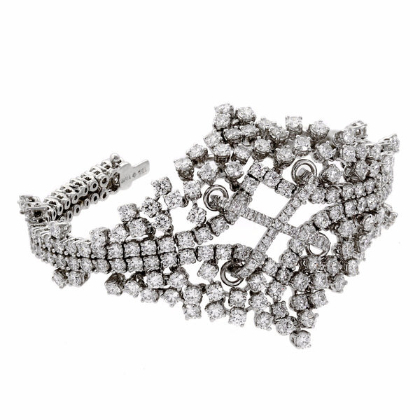 Louis Vuitton Charm White Gold Bracelet Q95145 – Opulent Jewelers