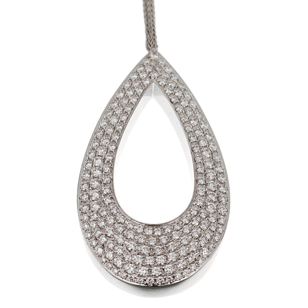 Louis Vuitton Craquantes Pink Sapphire Diamond White Gold Pendant