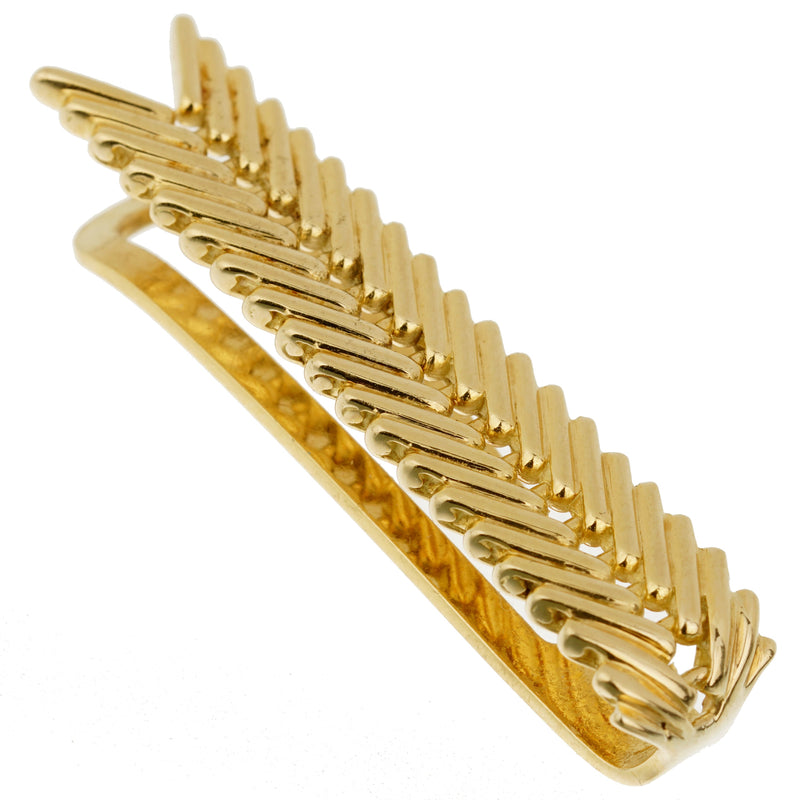 Van Cleef & Arpels Vintage Yellow Gold Money Clip – Opulent Jewelers