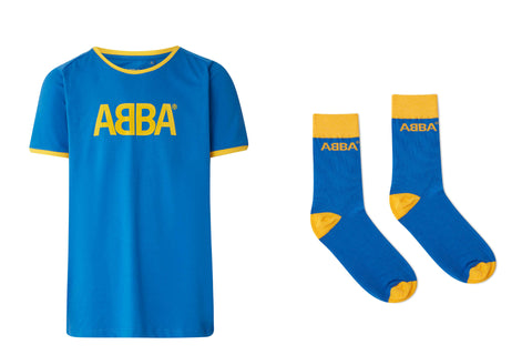 neue ABBA Sweden T-Shirt und Socke