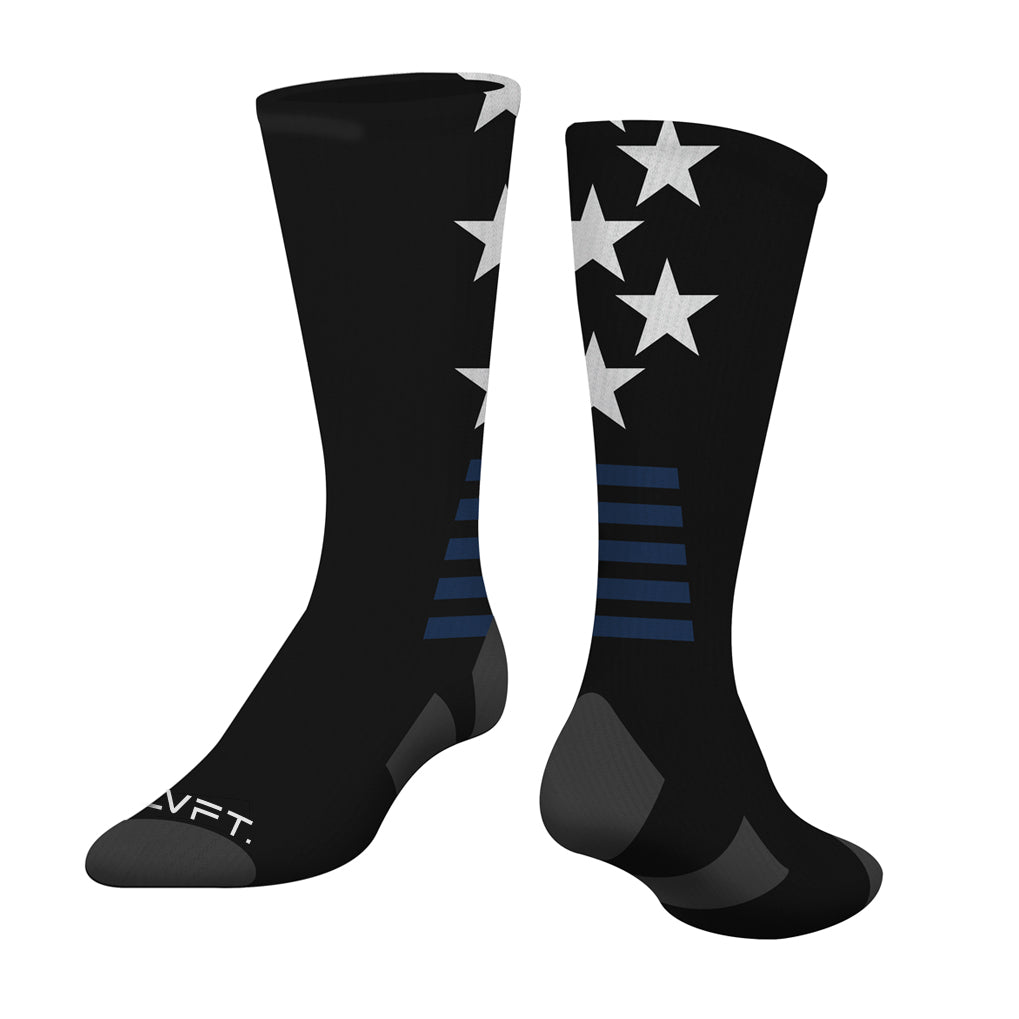 star athletic socks