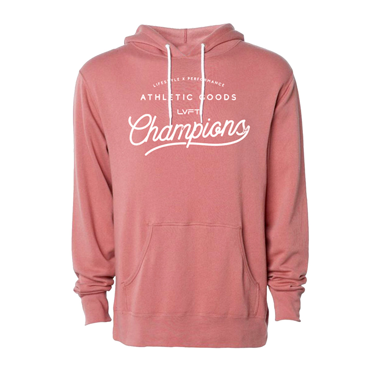 champion dusty pink hoodie