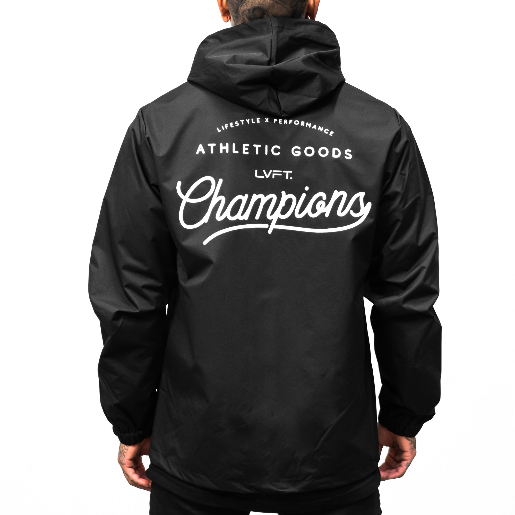 black champion coach jacket