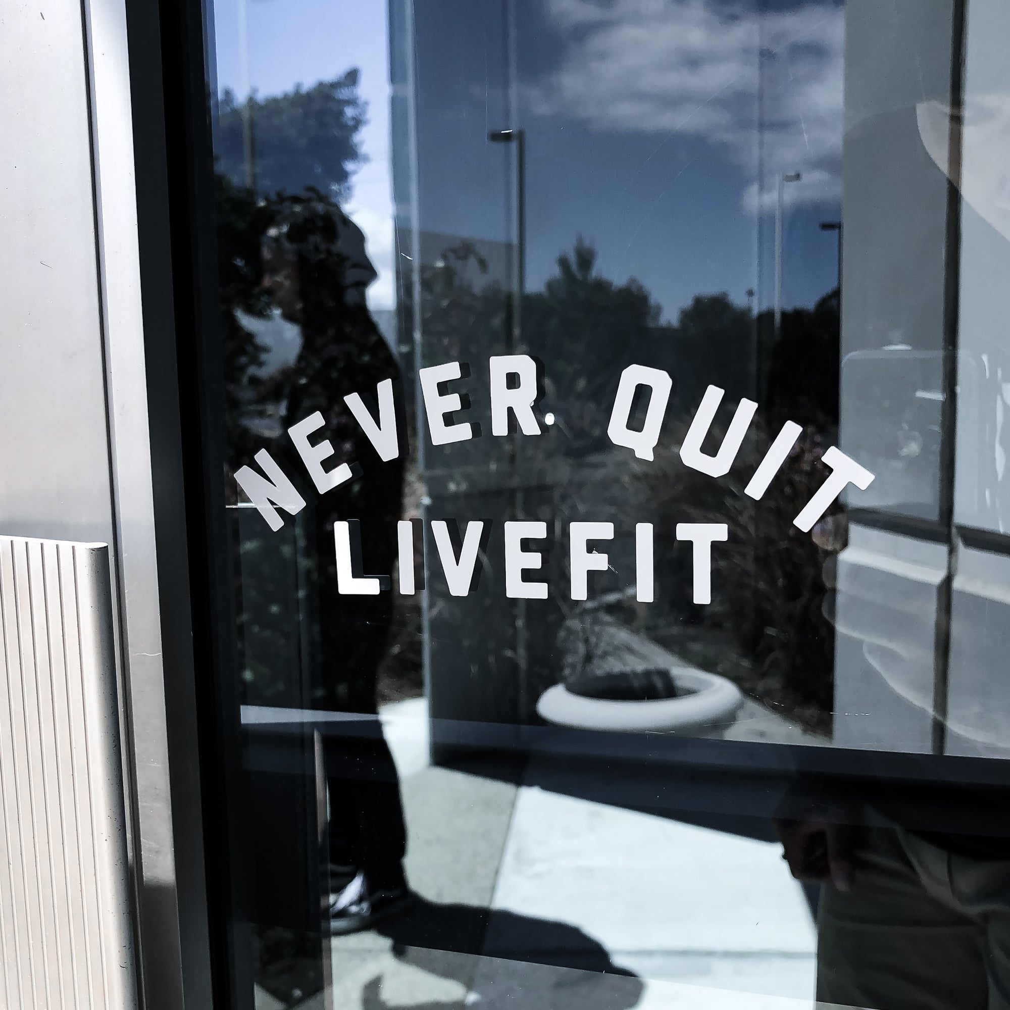 Never Quit Decal Live Fit Apparel Lvft Live Fit Apparel