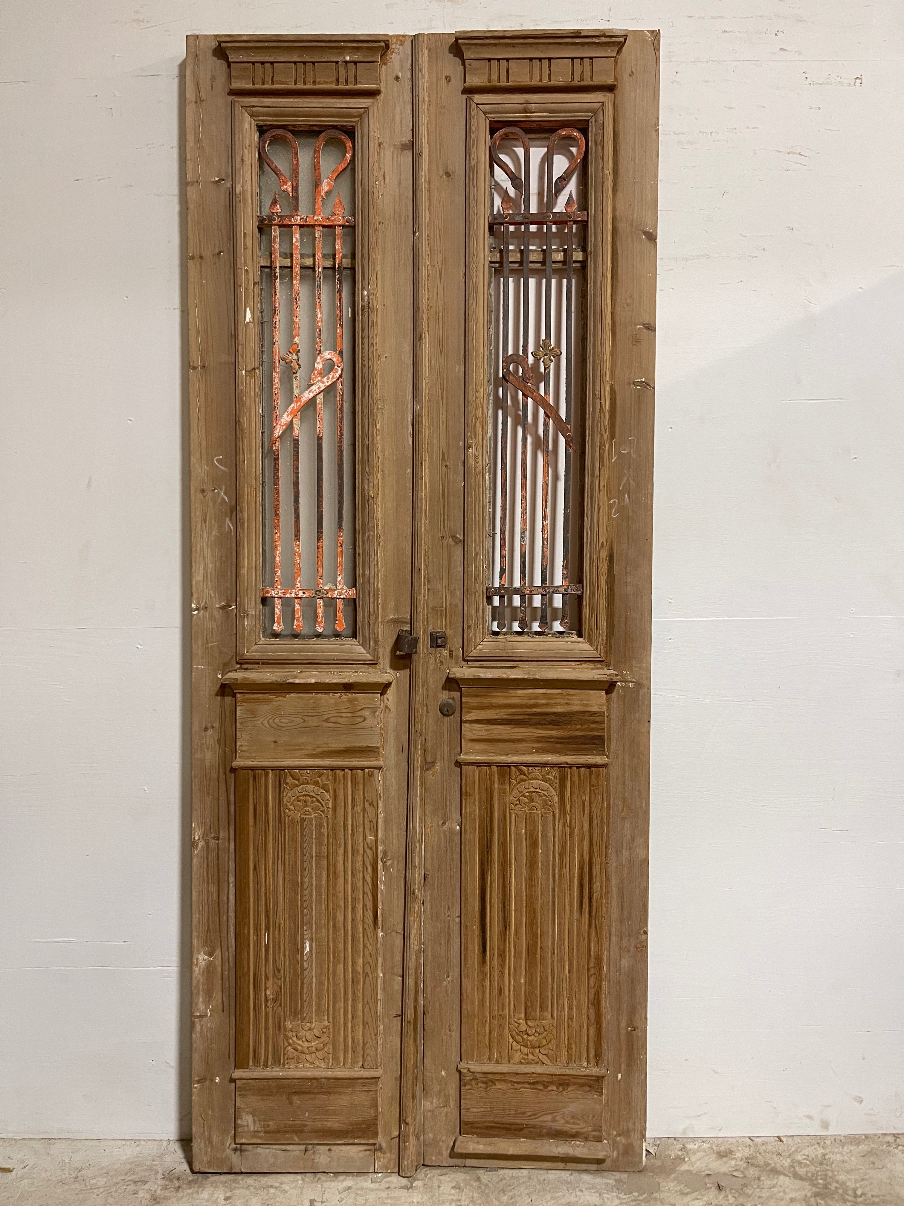 フランス アンティーク french panel door ドア チェア-