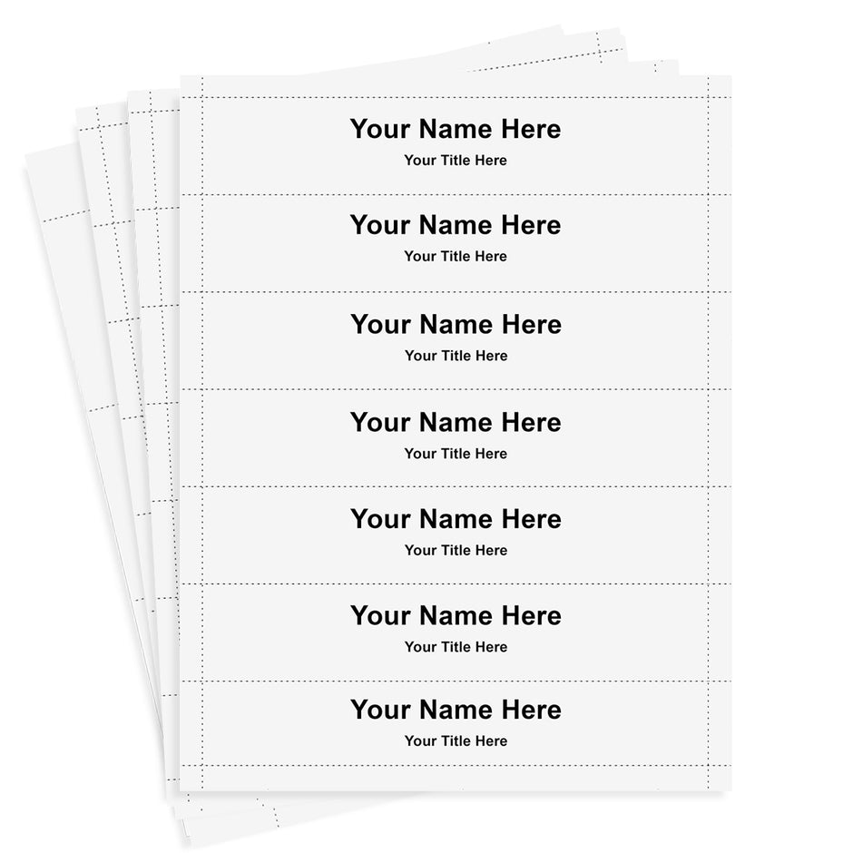 6 wide x 4 high Perforated Card Stock - For 6 wide x 4 high Template -  2 Per Sheet (25 Pack) By Plastic Products Mfg.