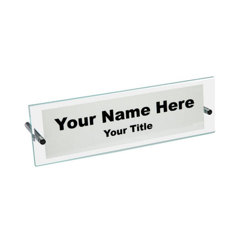 Executive Office Desk Nameplate Holders