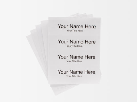 How to Create Your Own Nameplate Inserts Using Perforated Card-stock ...