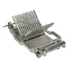 (3/8", 3/4") Cheese Cutter 4/Pack perfect for portion control and fast food prep, this cheese slicer produces uniform cheese sticks, as well as square and rectangular blocks in seconds. Made from high quality cast aluminum, this manual cheese slicer boasts superior craftsmanship for unbeatable durability. The sturdy, rust-resistant stainless steel wires of this cheese slicer easily glide through a variety of cheeses. A cleaning brush comes included and this model is also NSF listed.