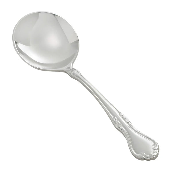 Winco 0039-04, 18/8 Extra Heavyweight Chantelle Bouillon Spoon