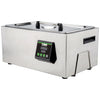 Sous Vide Cooker Tank 1/Pack provides the precision cooking of a traditional sous vide head with the convenience of an all-in-one unit. The 7.4 gallon (28 liter) cooking drawer is designed to gently circulate water reducing heat fluctuations for ideal cooking conditions. The lid conveniently clips to the side of the suis vide cooker when not in use. When time to cleanup, a built-in drain and faucet allow the unit to be drained directly into the sink.