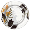 Leafy Canopy paper plates with green foliage design. Sturdy and disposable, perfect for weddings, garden parties, and eco-friendly events. Available in 8.5-inch and 10.5-inch sizes.