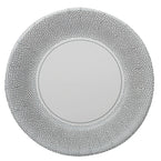 Silver Dots Paper Plate – Premium disposable party plates in 8.5-inch and 10.5-inch sizes, featuring a stylish silver dot design for weddings, birthdays, and elegant events.