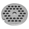 (1/4", 1/8", 3/16", 3/8", 5/16") Grinder Plate for MG-10 2/Pack designed for the MG-10 #10 Meat Grinder. The grinder plate is constructed from iron. Durable iron construction ensures longevity