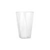 10oz Clear Square Bottom & Round Tumbler with modern square base and smooth rounded rim, perfect for cocktails, soft drinks, and juices at weddings, parties, and upscale events.