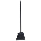 Lobby Broom Set 12/Pack is a great tool for keeping a work area clean. The BRF-6K-H has a 30" long metal handle that can be configured in either the upright or angled position. It features long, angled, and flagged bristles to ensure that hard to reach areas can be easily cleaned. This broom is a perfect solution to keep a workplace floor free of dust and other debris.