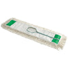 (24", 36") Dust Mop Refill 12/Pack cleaning has never been easier than with this 100% cotton dry mop head. The easy to use zipper fastener makes it easy to put on and off any type of mop handle. The heavy-duty materials able to withstand professional/industrial use.