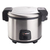 Electric Rice Cooker/Warmer 1/Pack featuring a removable inner pan, this rice cooker is specially designed to lock in moisture. The non-stick coating ensures cleanup is a breeze. This rice cooker features both cooking and warming functions to ensure your rice cooks quickly and stays at the ideal serving temperature for up to 6 hours. The rice cooker is designed for commercial use.