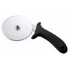 Pizza Cutter 12/Pack durable and resistant to rusting, this blade is made of stainless steel. Because the handle is made of polypropylene, it provides a comfortable grip. It has a contoured design toward the blade, separating the user's hand from the sharp edge. The handle comes in black, which blends in with existing pizza supplies.